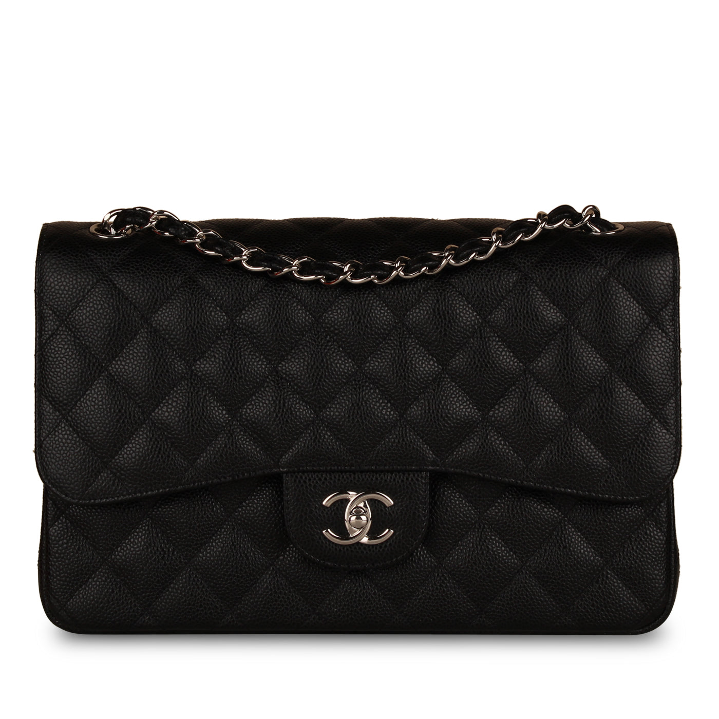 Chanel Classic Flap Bag Jumbo Caviar