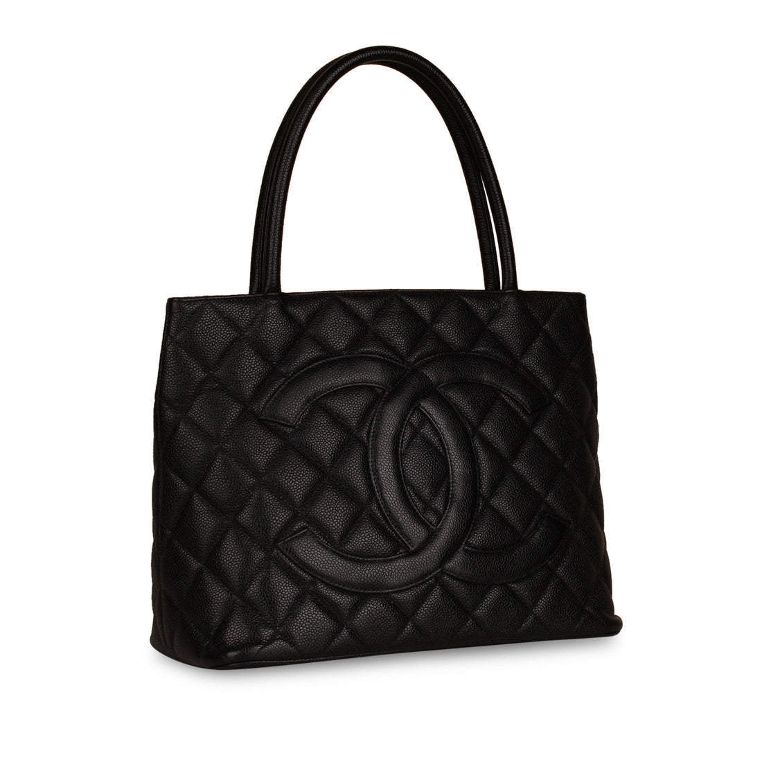 Chanel Vintage Medallion Tote Black