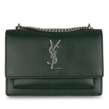 Yves Saint Laurent Mini Sunset Bag - Forest Green
