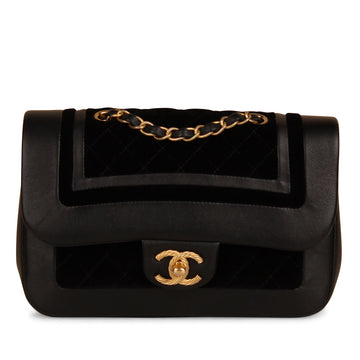 Chanel Velvet/Lambskin Flap Bag