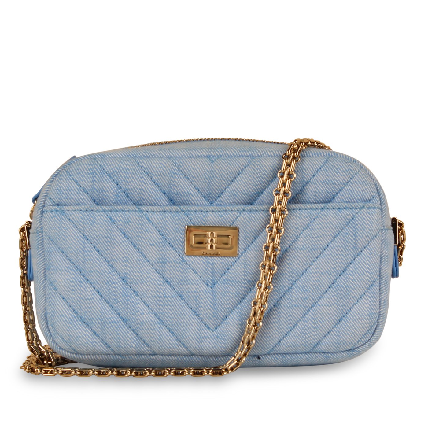 Chanel Denim 2.55 Reissue Camera Bag