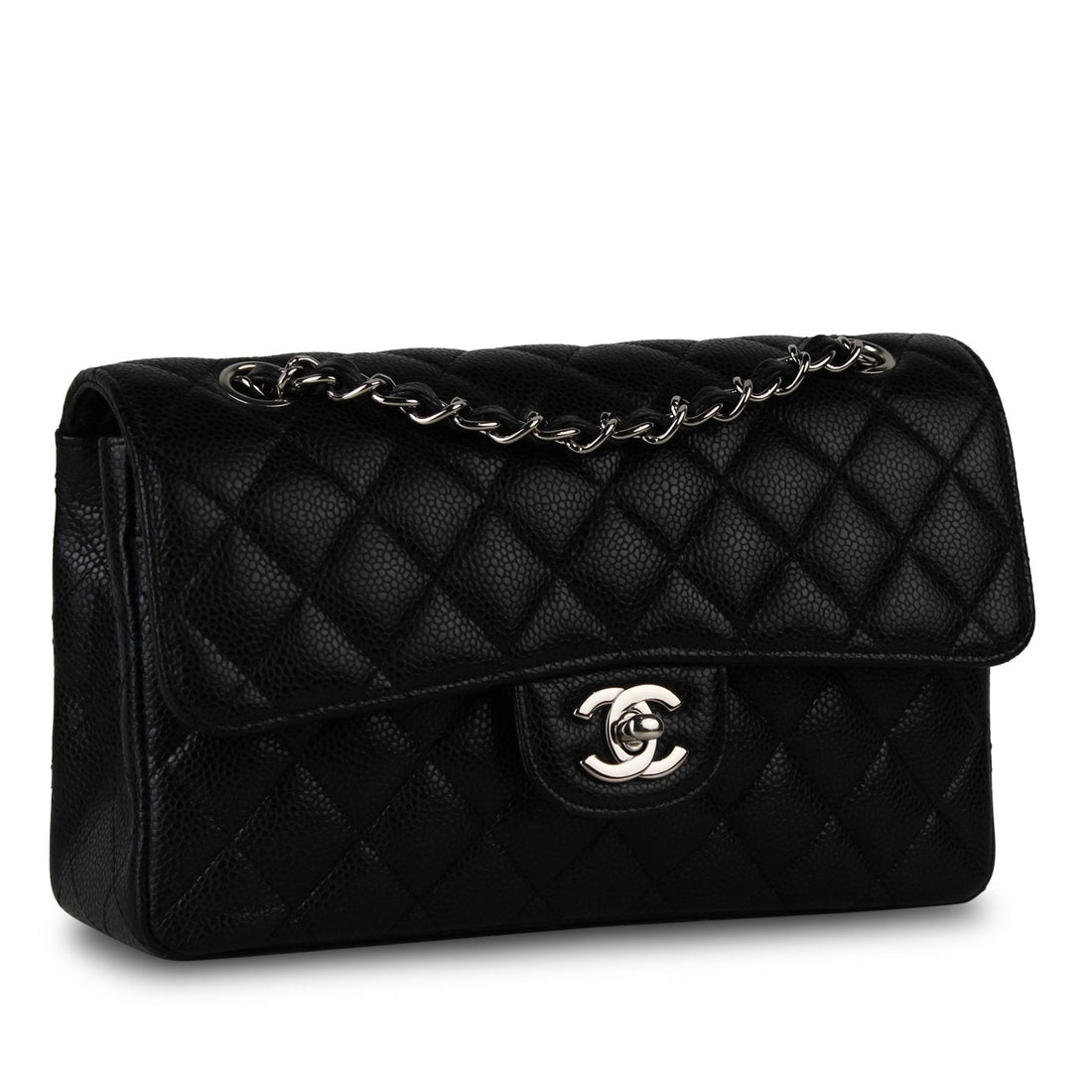 Chanel Small Classic Flap Black Caviar