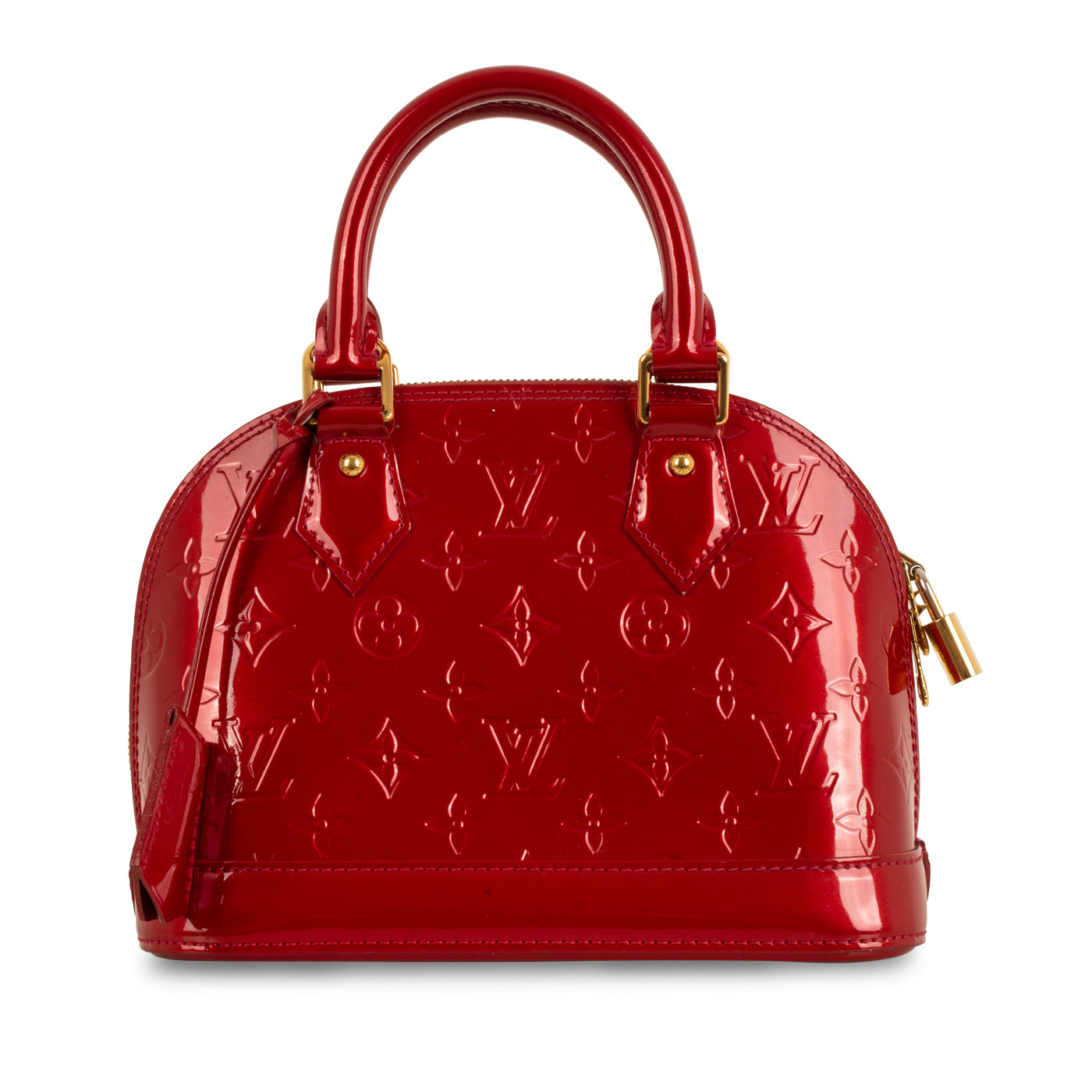 Louis Vuitton Alma BB Red Vernis