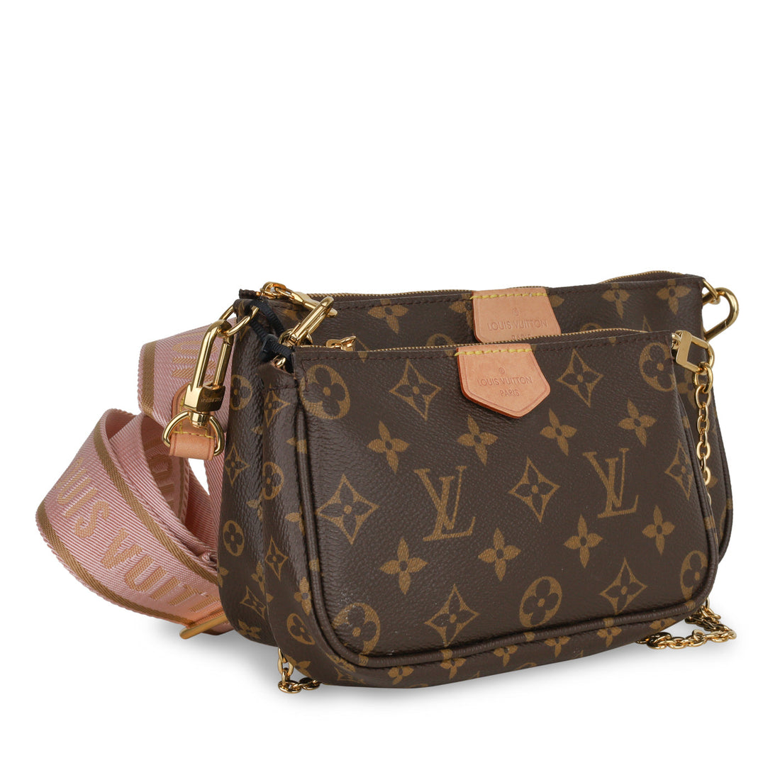 Louis Vuitton Multi Pochette Accessoires Rose Chiaro