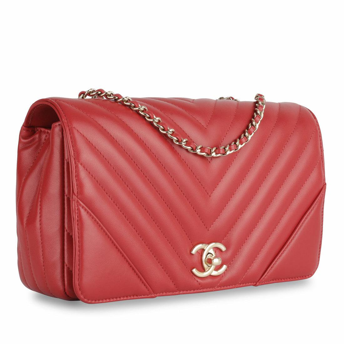 Chanel Chevron Statement Flap Bag