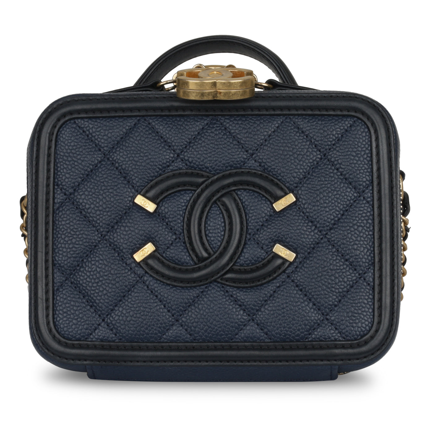 Chanel Filigree CC Vanity Case Mini