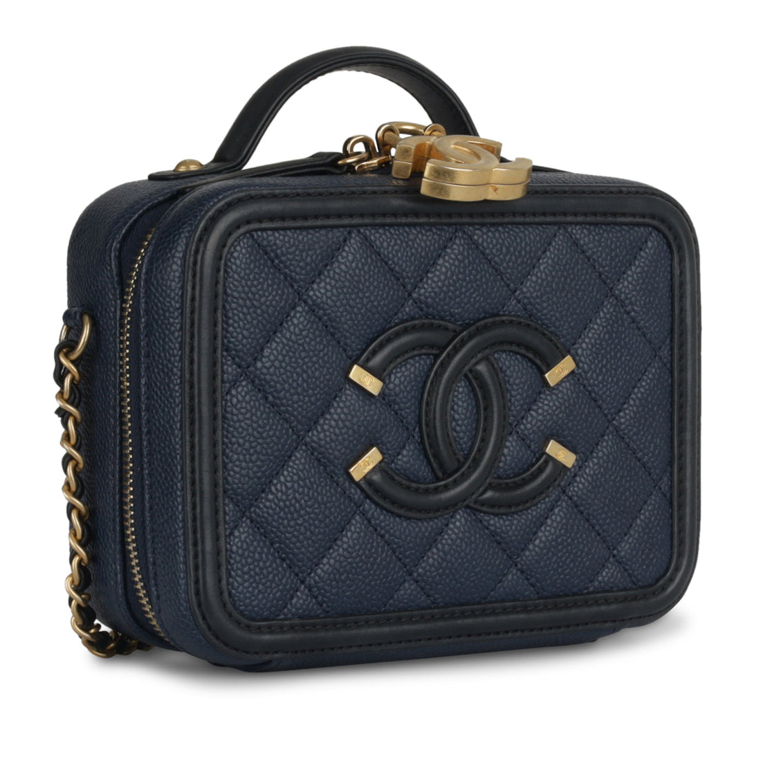 Chanel Filigree CC Vanity Case Mini