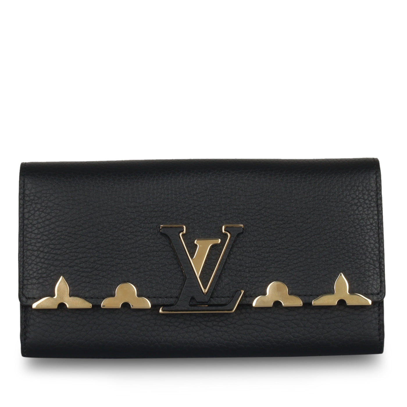 Louis Vuitton Capucines Wallet Black