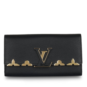 Louis Vuitton Capucines Wallet Black