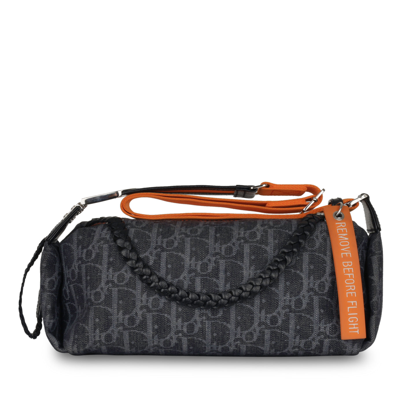 Christian Dior Denim Flight Bag Vintage