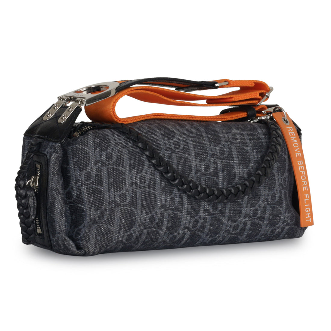 Christian Dior Denim Flight Bag Vintage