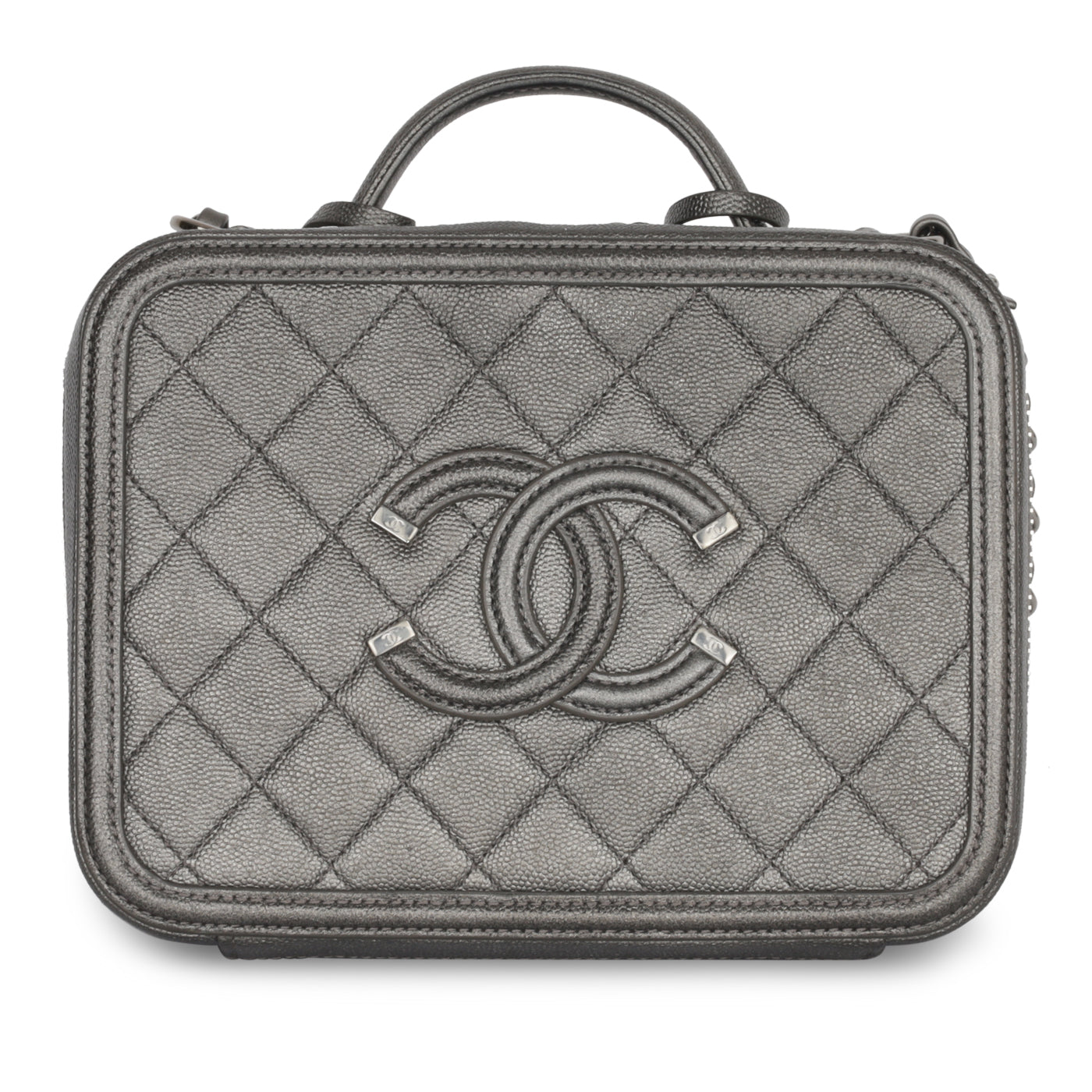 Chanel Filigree CC Vanity Case Medium