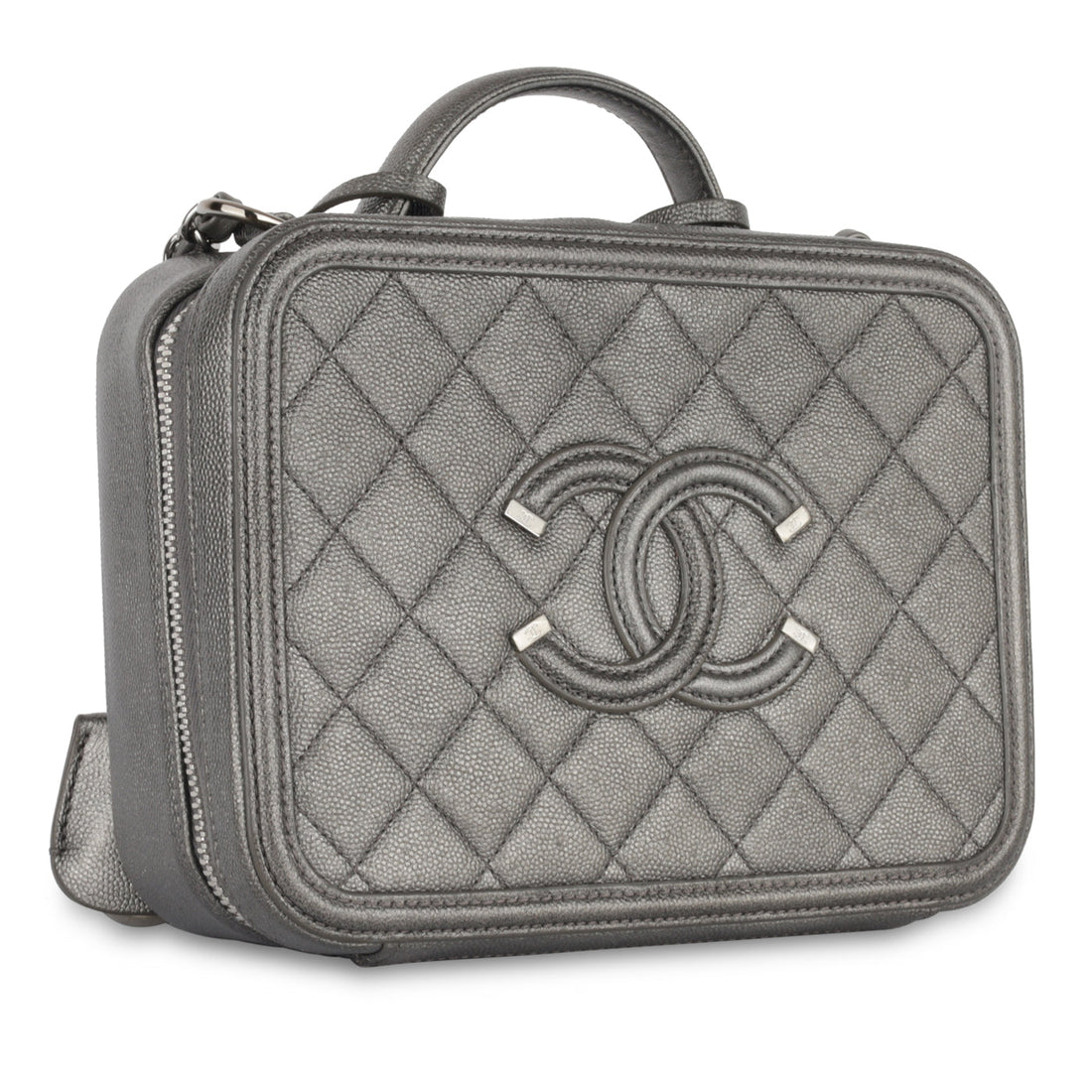 Chanel Filigree CC Vanity Case Medium
