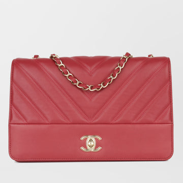 Chanel Chevron Full Flap Bag