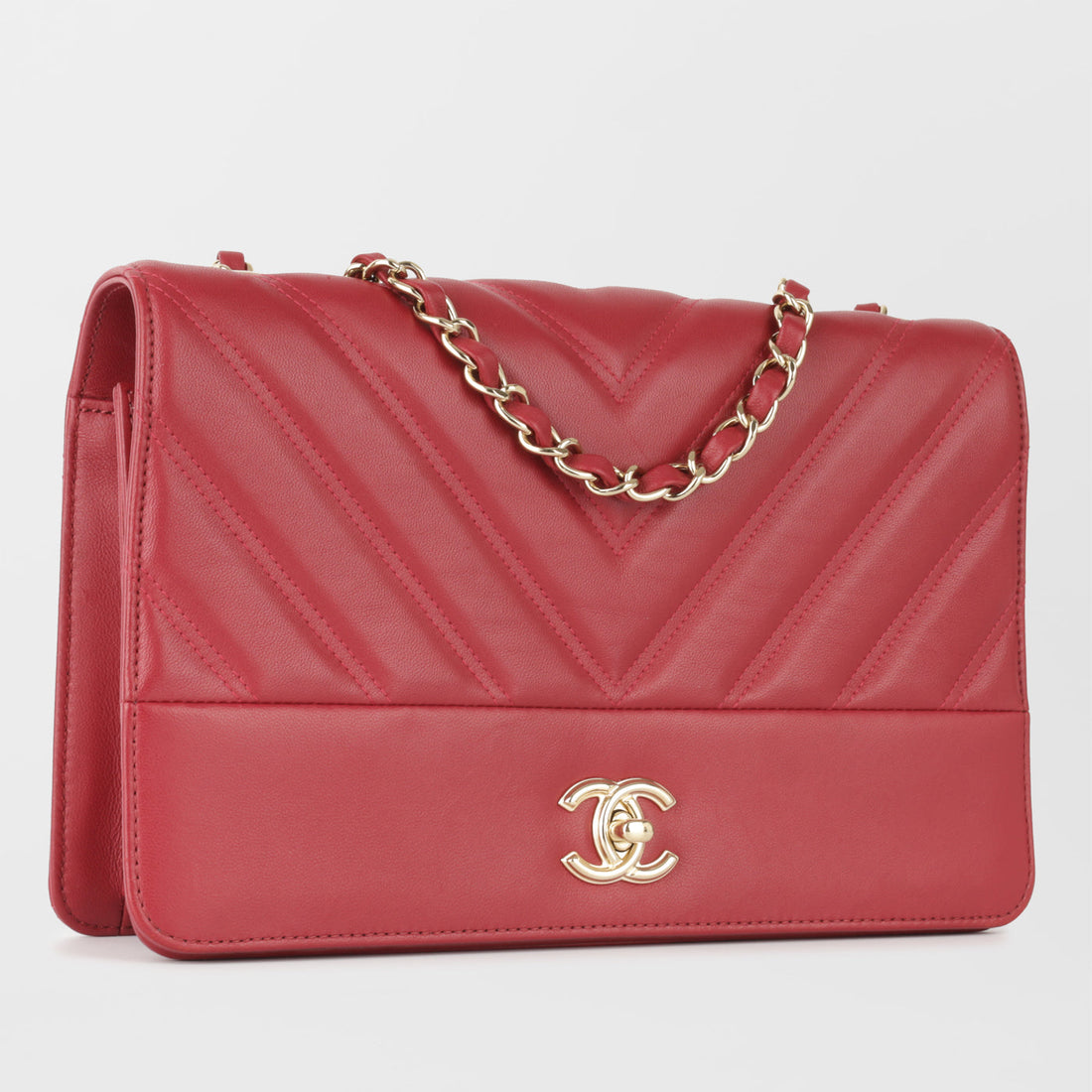 Chanel Chevron Full Flap Bag