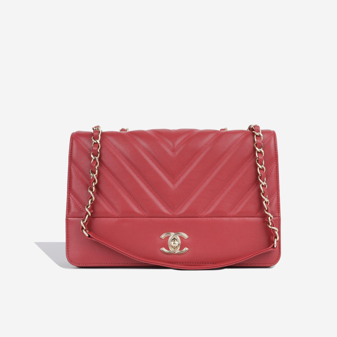 Chanel Chevron Seasonal Full Flap Bag