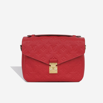 Louis Vuitton Pochette Métis Red Empreinte
