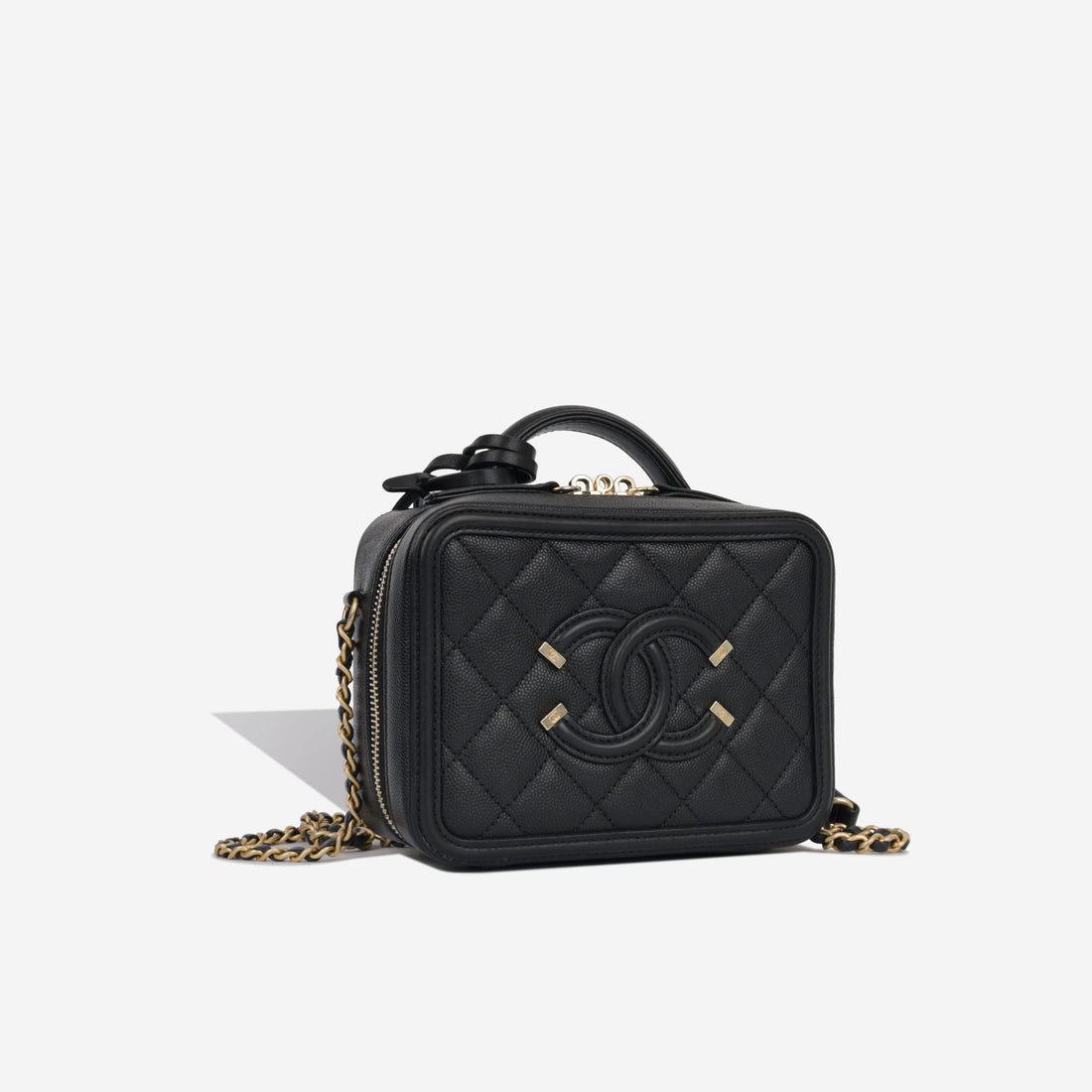 Chanel Filigree CC Vanity Case Small