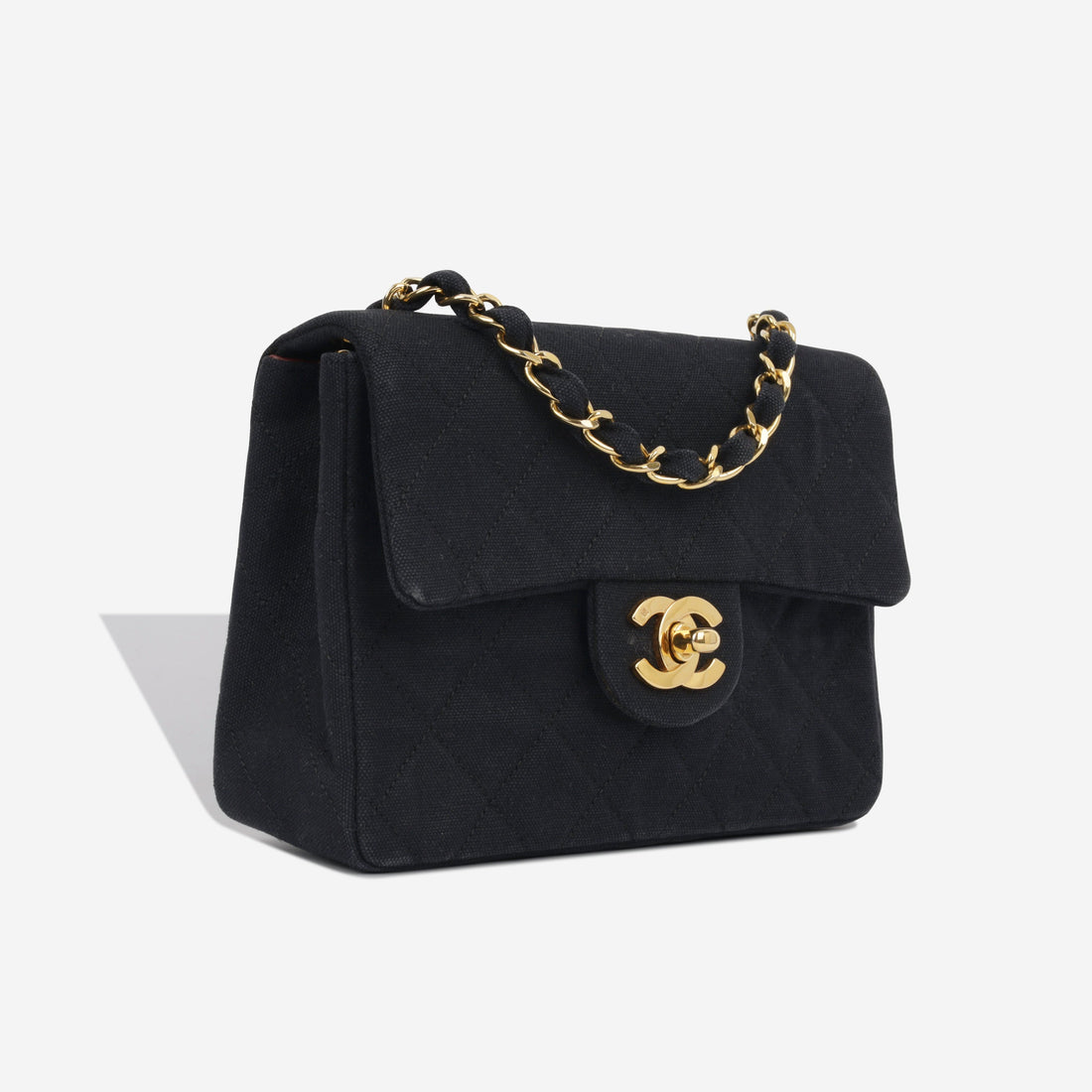 Chanel Vintage Mini Square Fabric