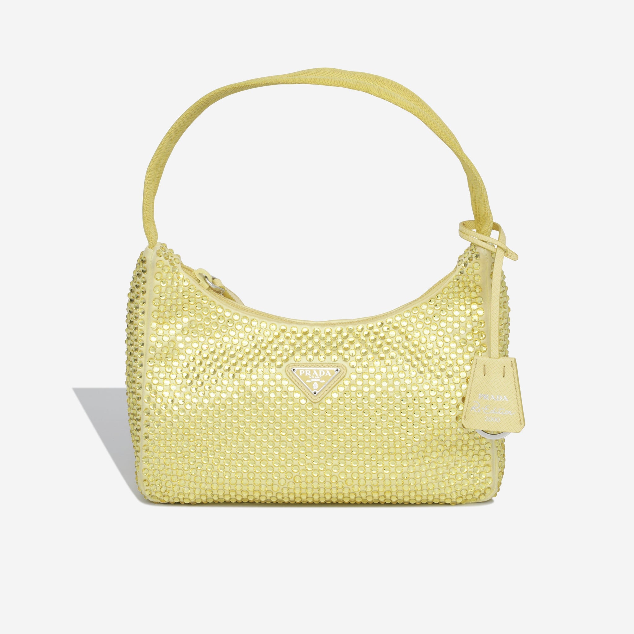 Prada Satin Mini Bag with Crystals