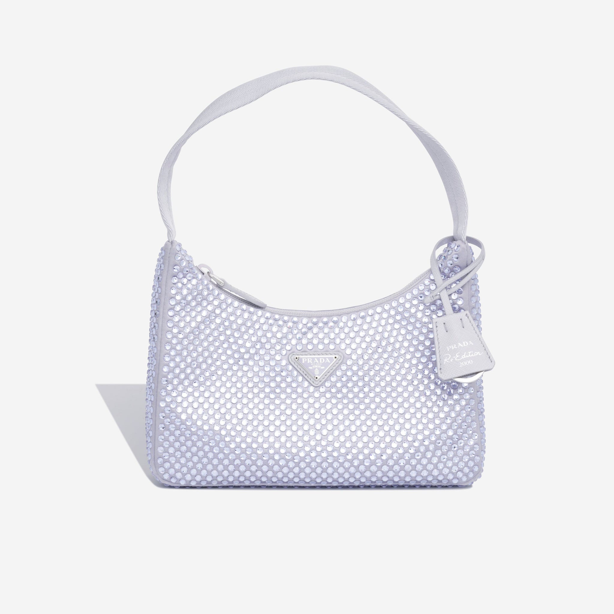 Prada Satin Mini Bag with Crystals