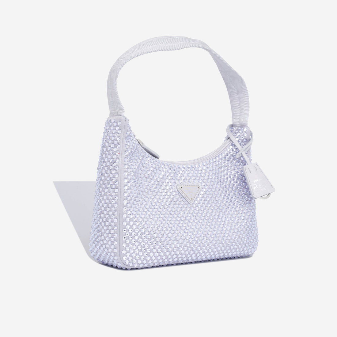 Prada Satin Mini Bag with Crystals