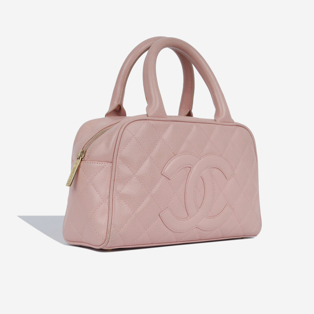 Chanel Vintage Quilted Bowler Tote