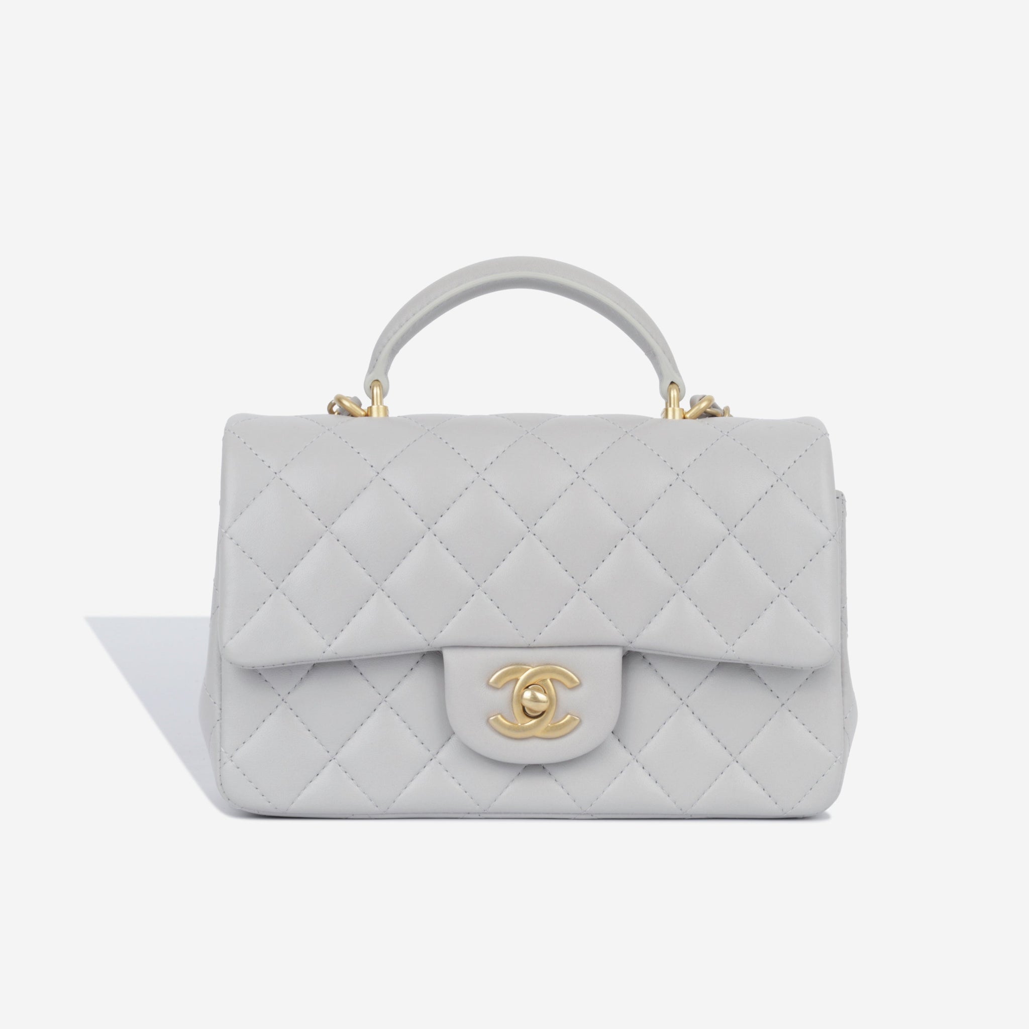 Chanel Mini Flap Bag With Top Handle