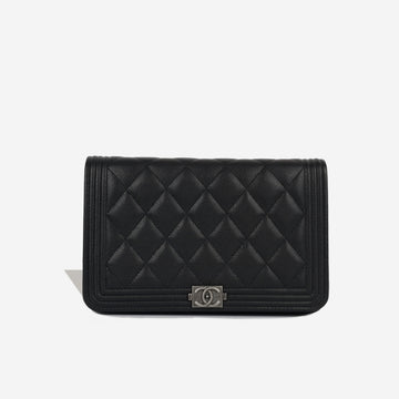 Chanel Boy WOC Black Caviar