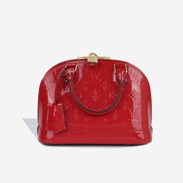 Louis Vuitton Alma BB Red Vernis