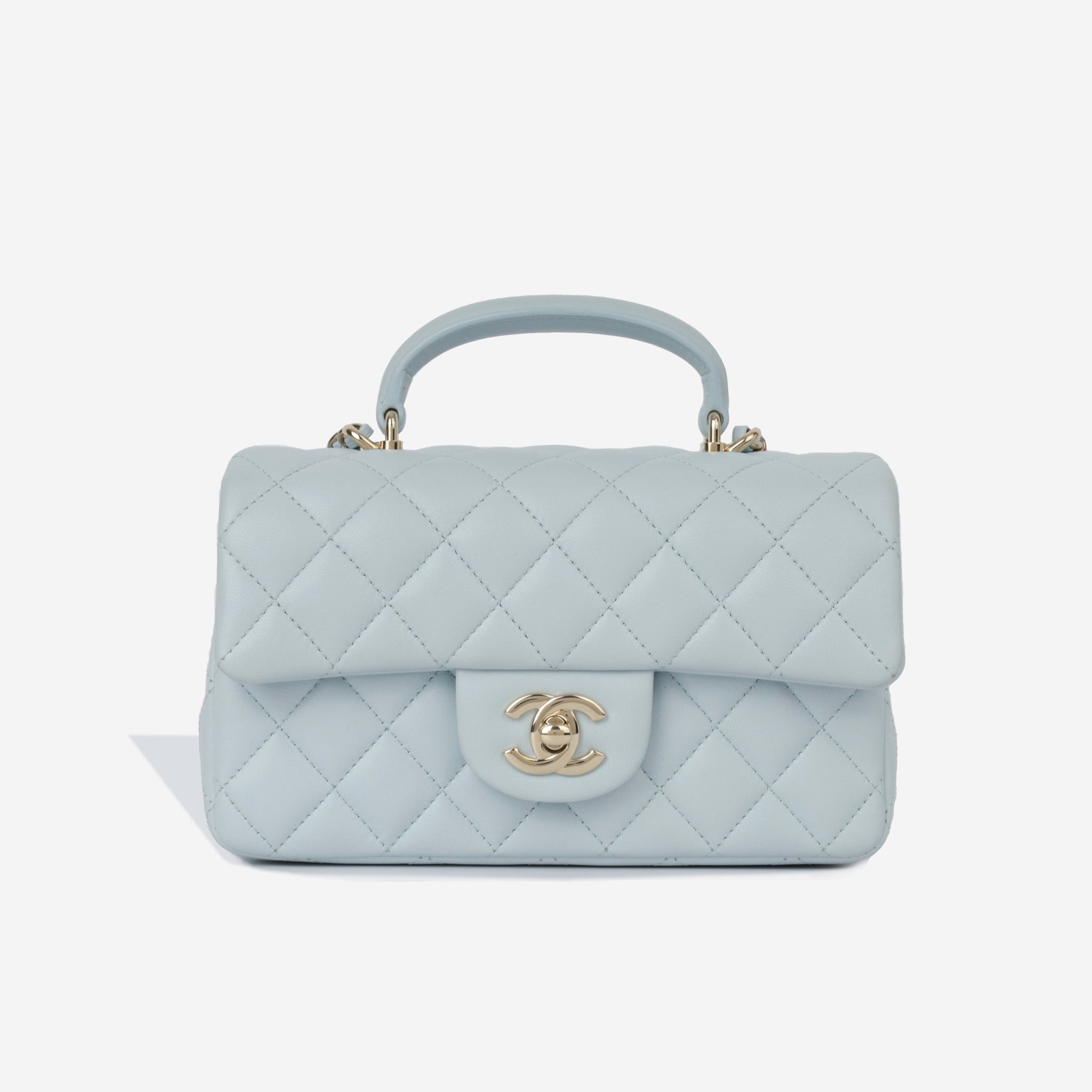 Chanel Mini Flap Bag With Top Handle