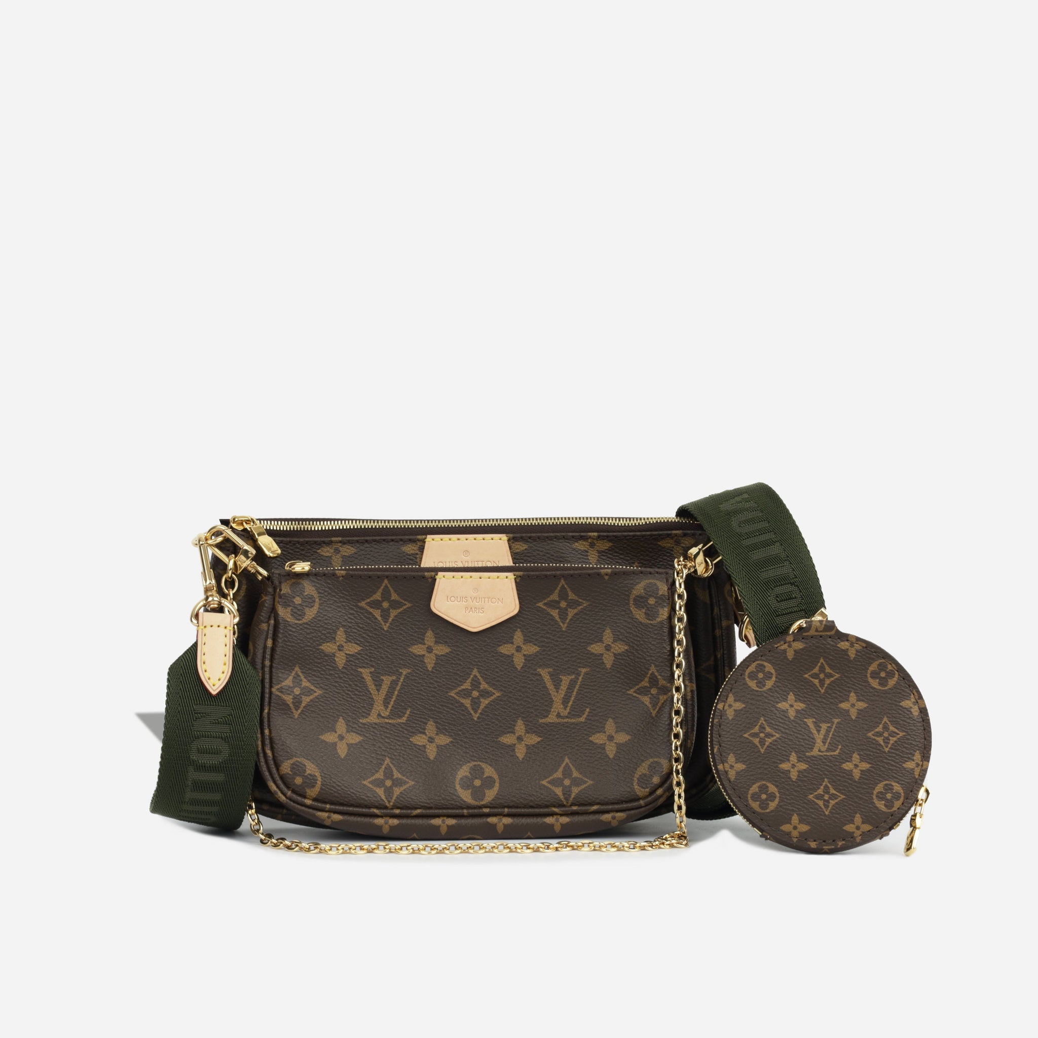 Louis Vuitton Multi Pochette Accessoires Khaki