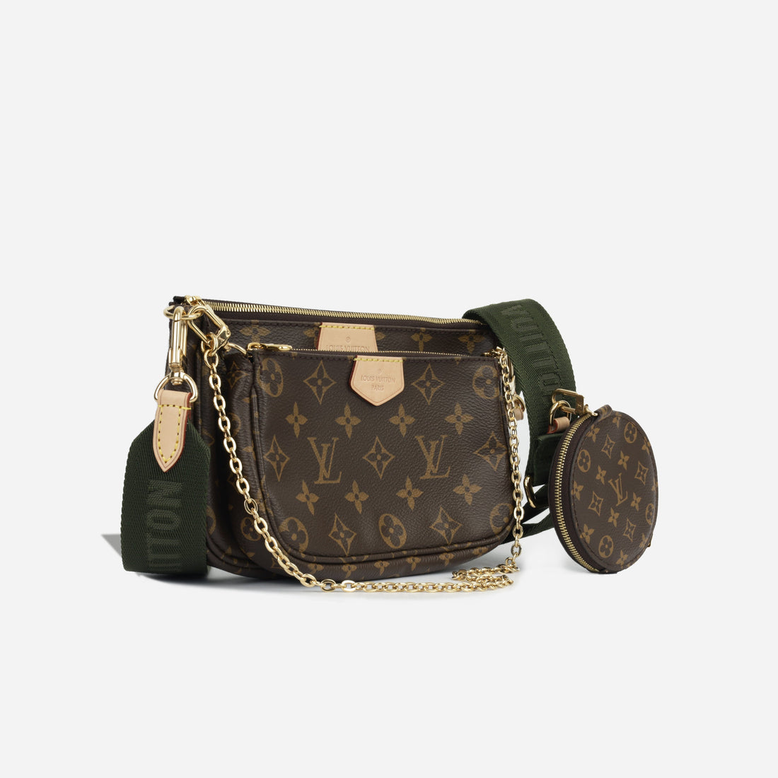 Louis Vuitton Multi Pochette Accessoires Khaki