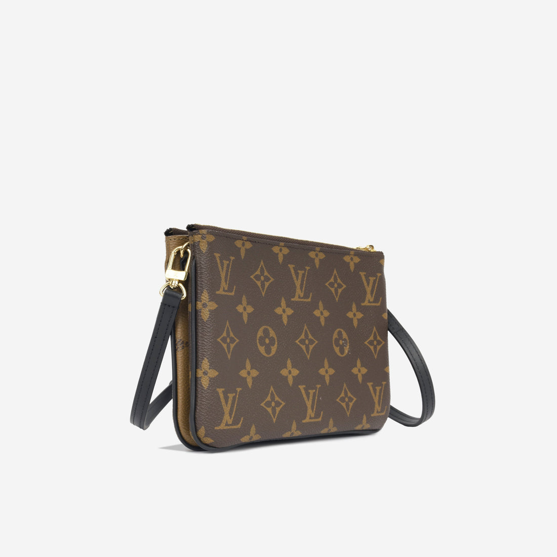 Louis Vuitton Pochette Double Zip Reverse Monogram