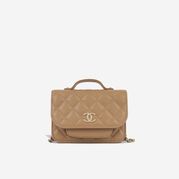 Chanel Mini Business Affinity Clutch on Chain