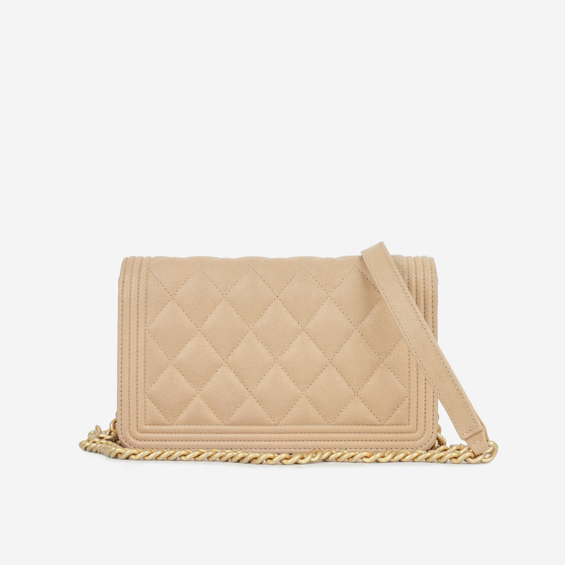 Chanel Boy WOC Beige Caviar