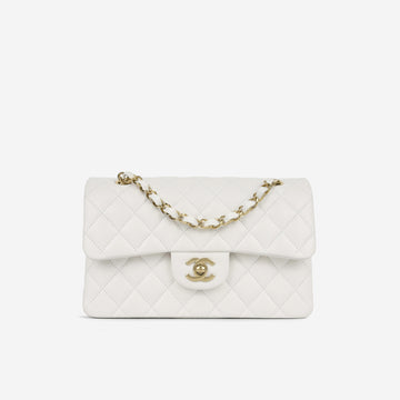 Chanel Small Classic Flap Bag White