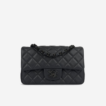 Chanel Mini Rectangular So Black