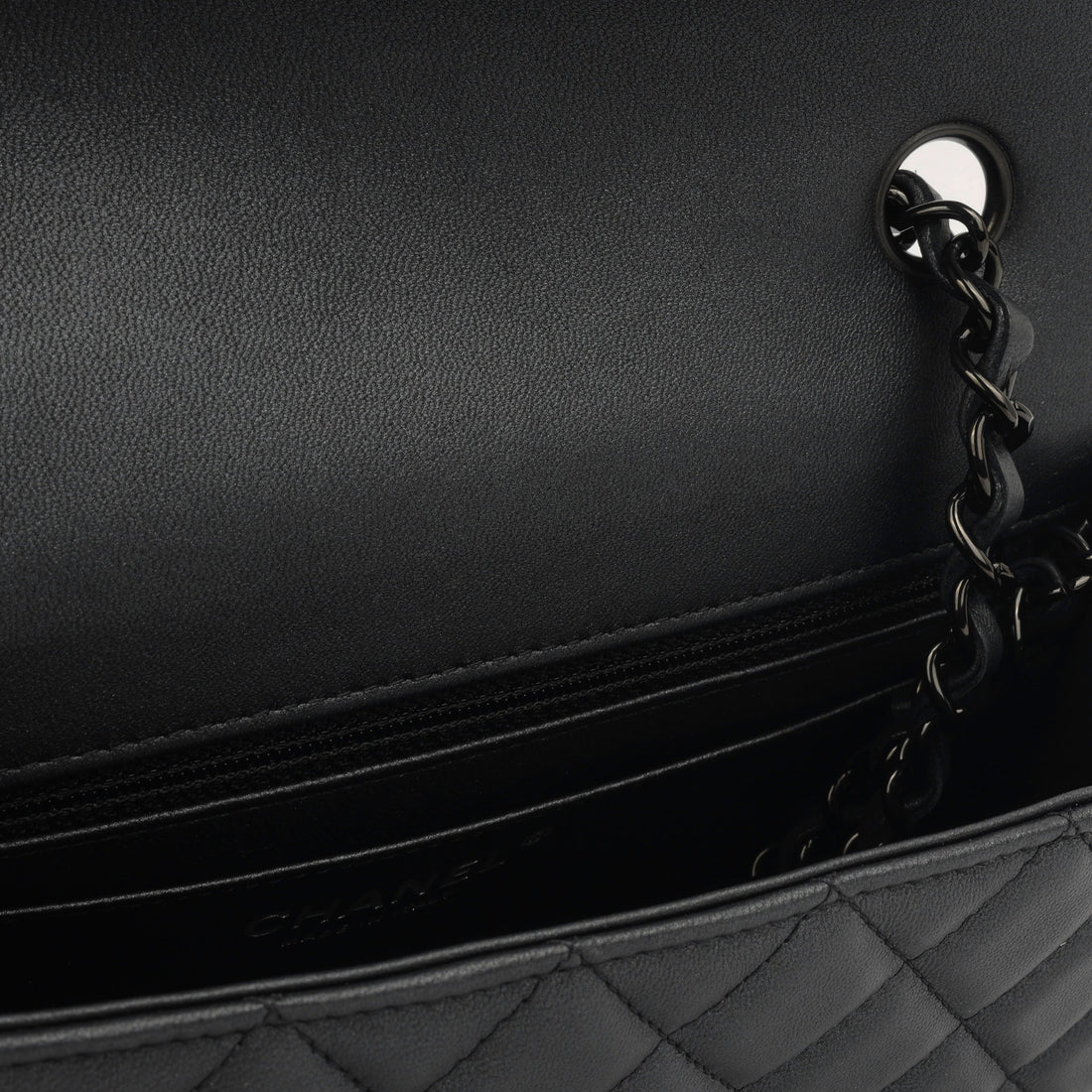 Chanel Mini Rectangular So Black