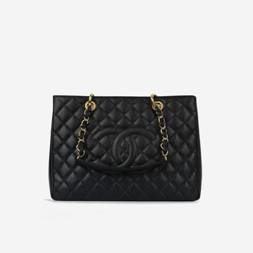 Chanel GST Black Caviar Gold Hardware