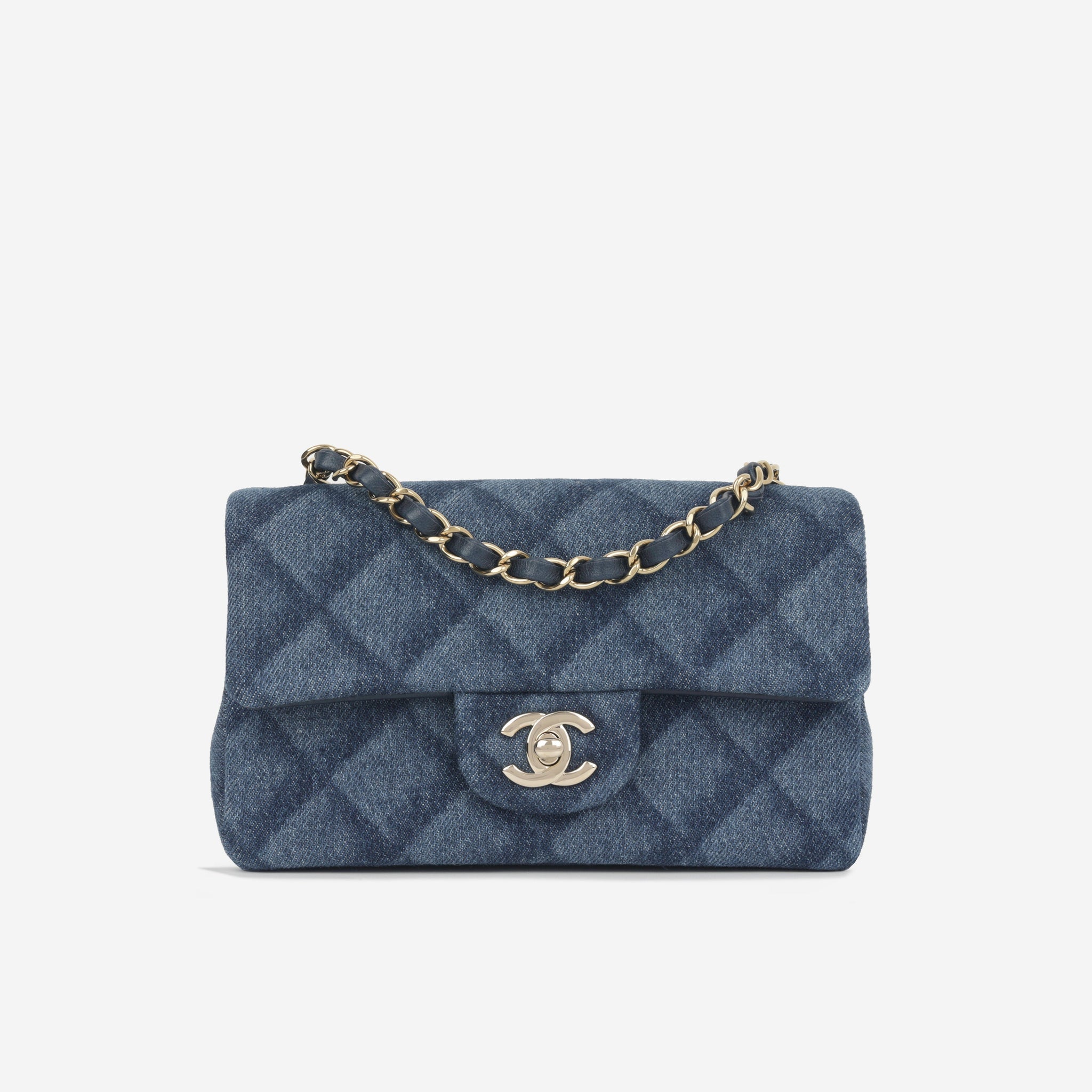 Chanel Mini Rectangular Dark Denim
