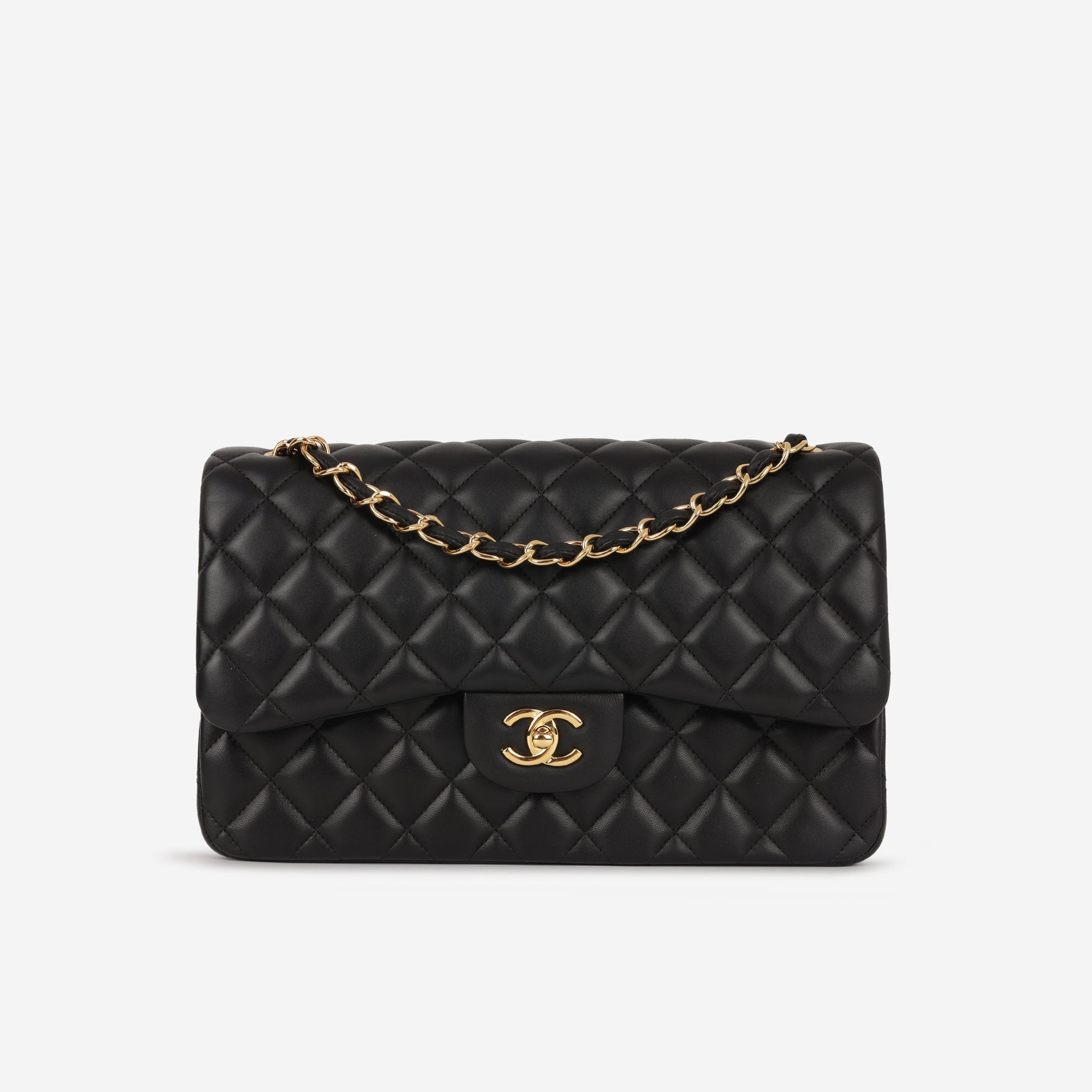 Chanel Classic Flap Bag Jumbo Classic Flap Gold Hardware