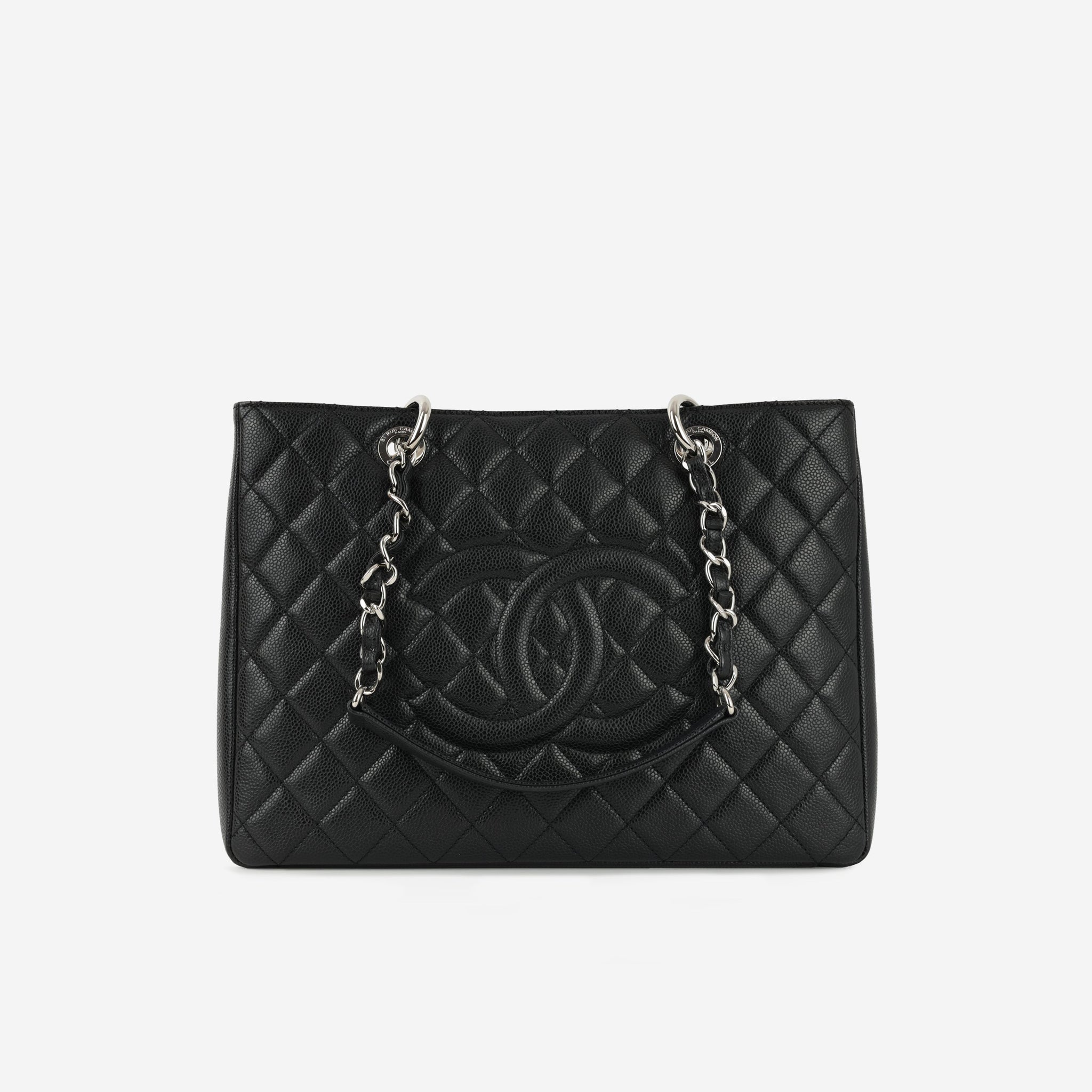 Chanel GST Black Caviar Silver Hardware (2014)