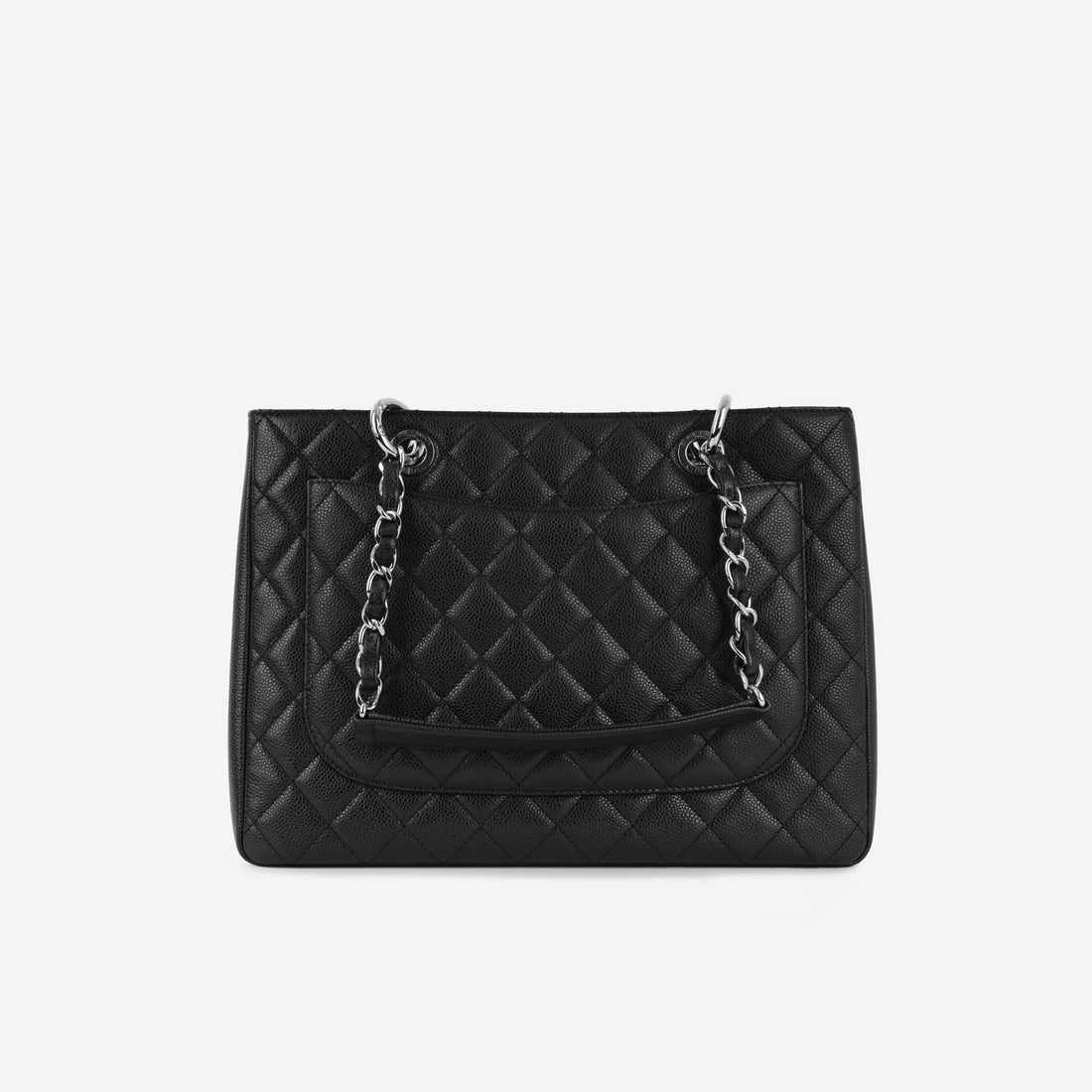 Chanel GST Black Caviar Silver Hardware (2014)