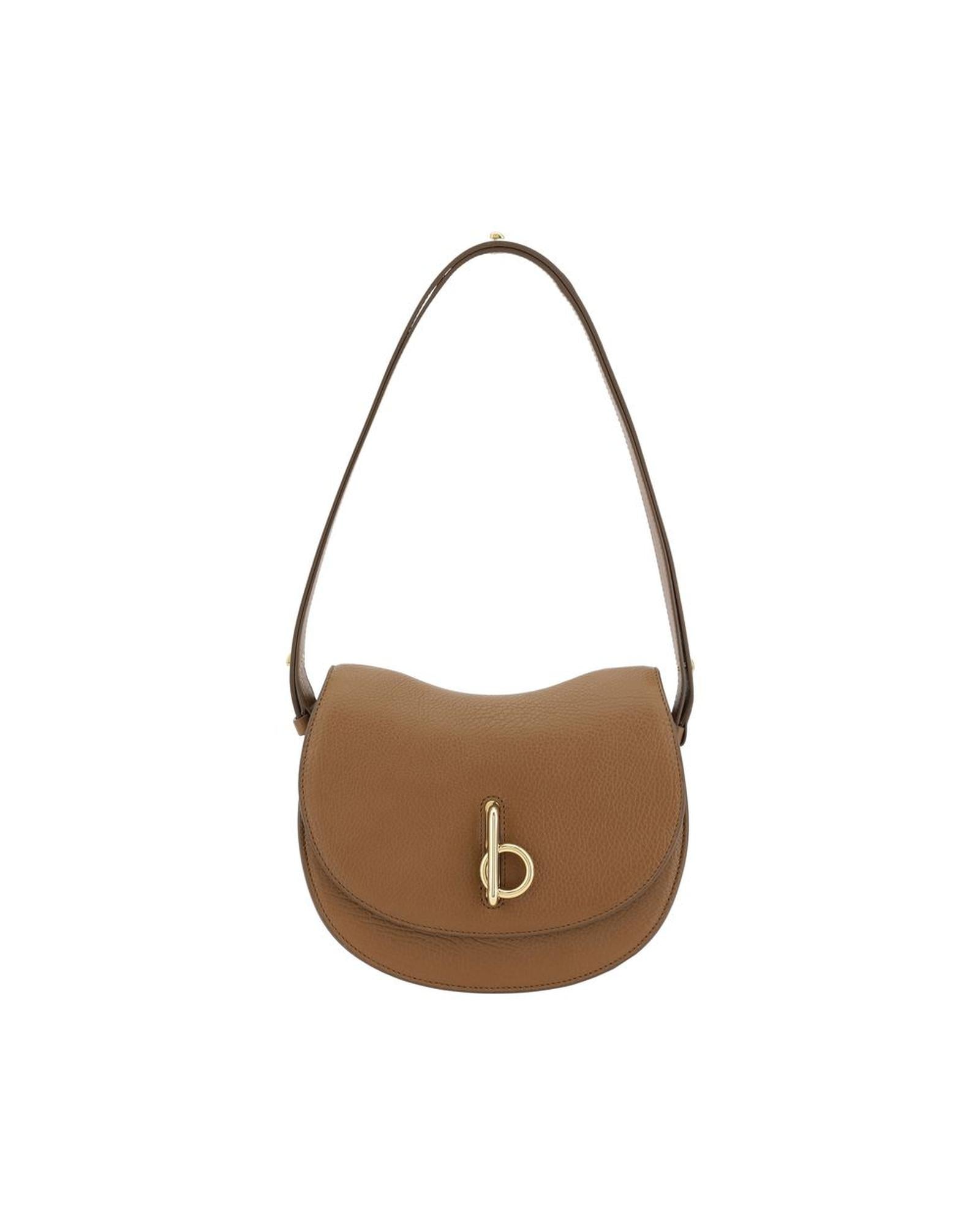 Burberry Lola Small Leather Bag Women Brown Shoulder Bags