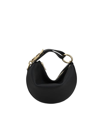 Burberry Lola Bag Half-Moon Style Women Black Shoulder Bags