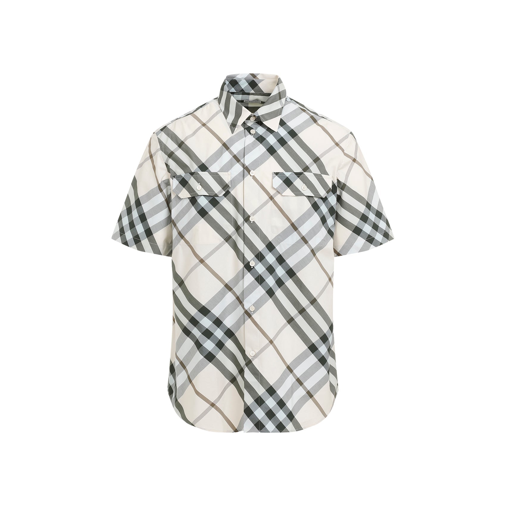 BURBERRY Cotton Check Shirt - Spring Summer Edition