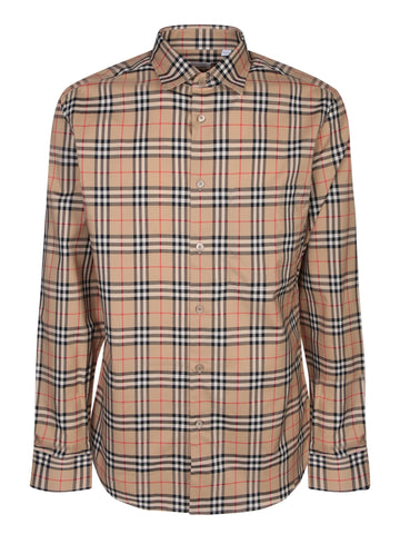 BURBERRY Classic Long Sleeve Shirt for Men