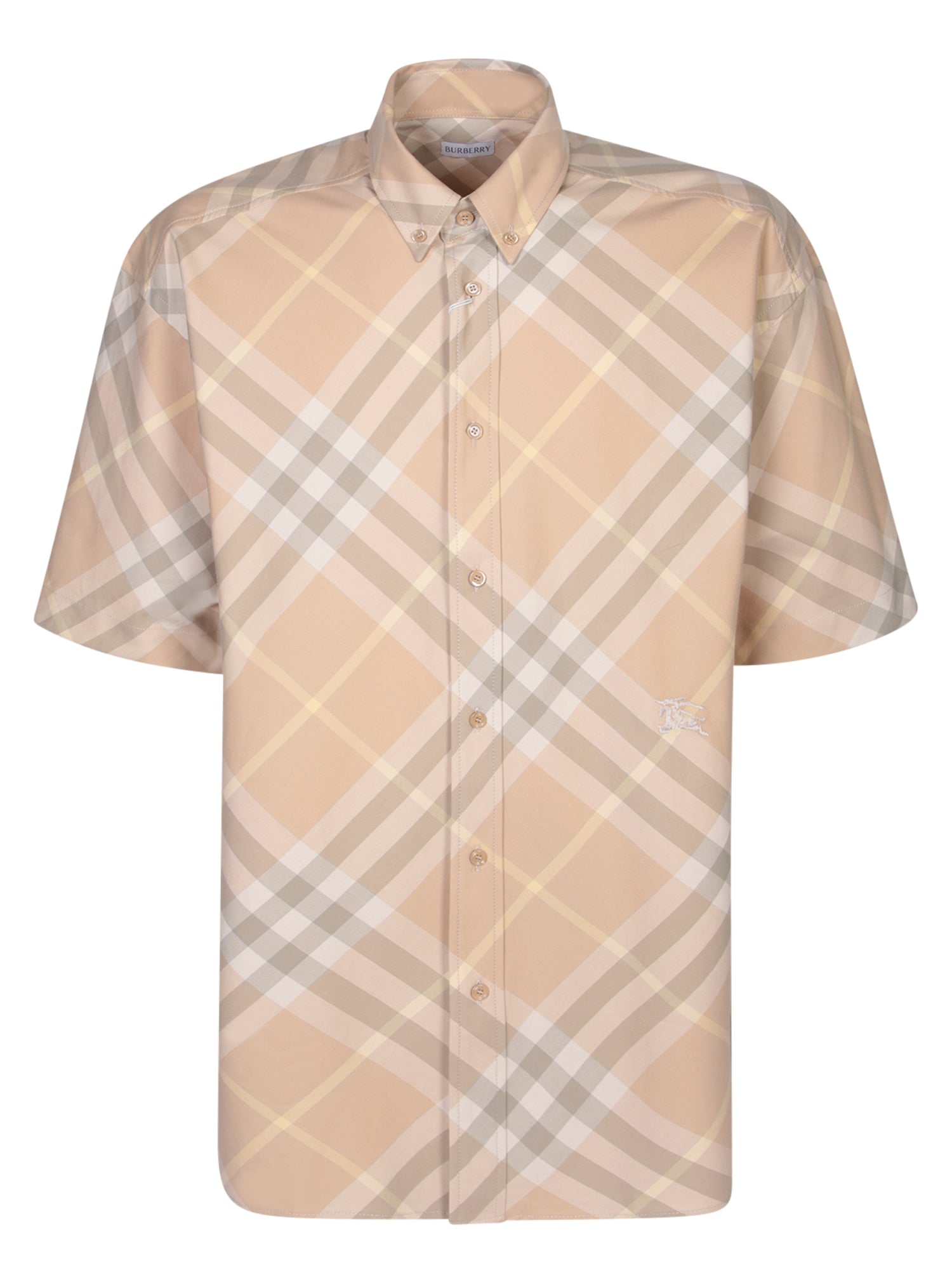 BURBERRY Short Sleeve Button-Up Shirt for Men