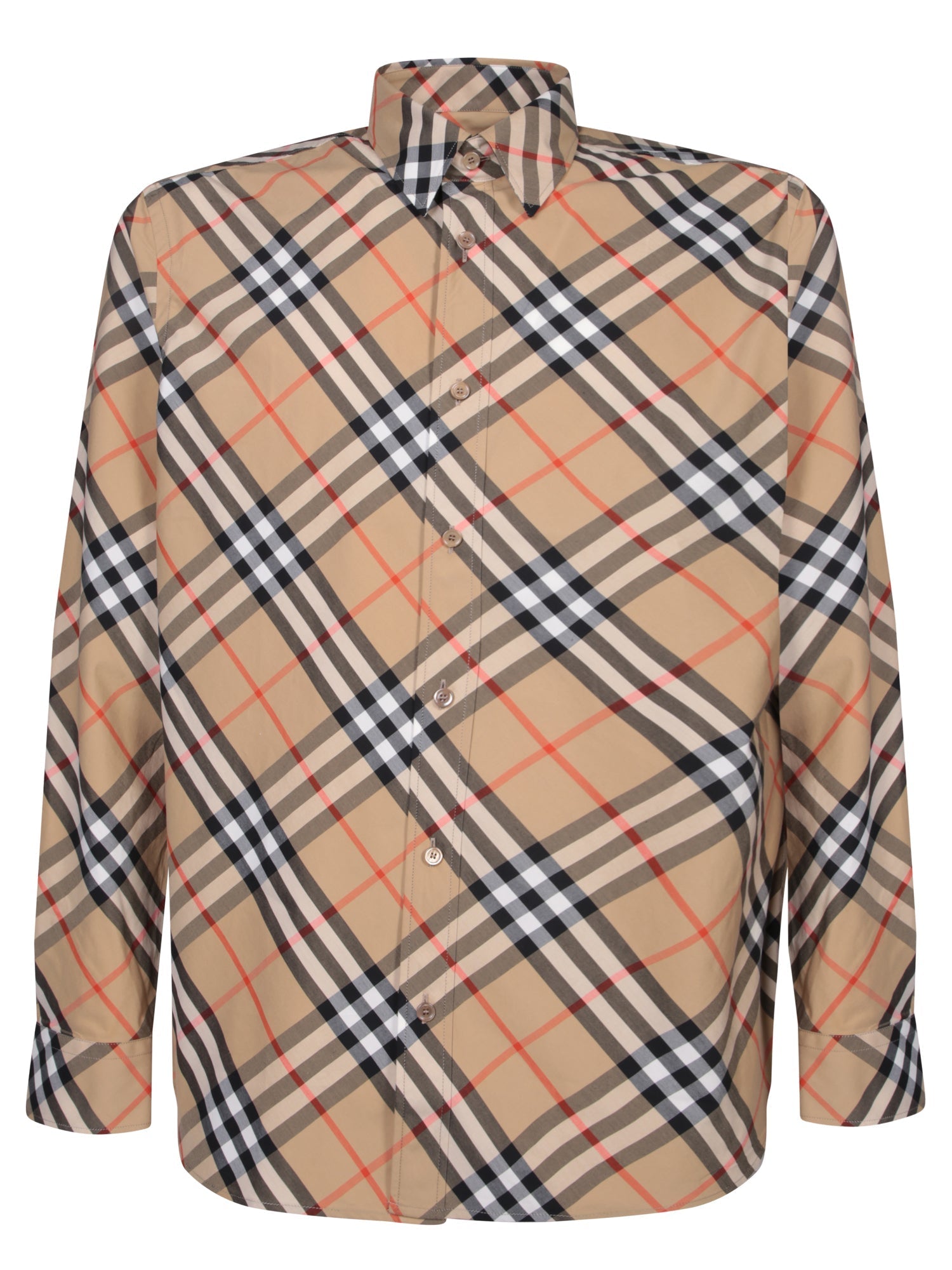 BURBERRY Classic Long Sleeve Button-Up Shirt for Men